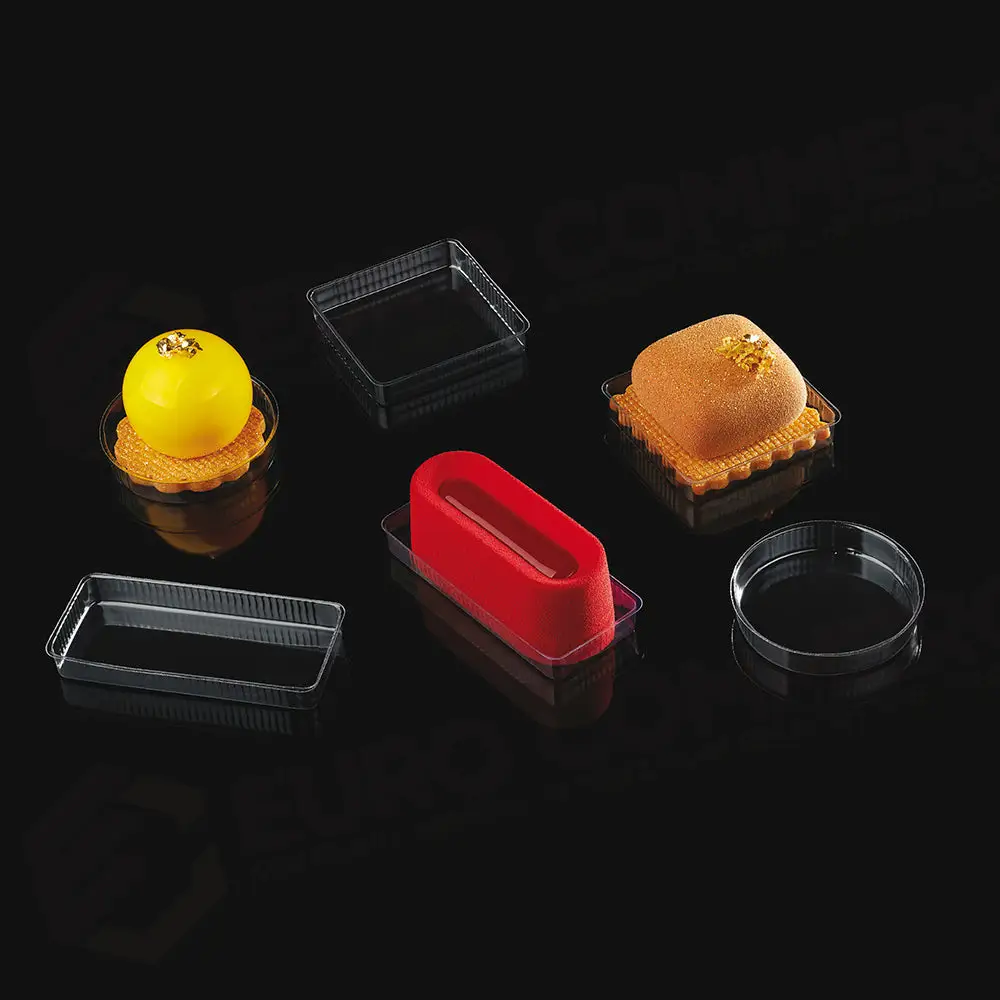 VASSOIETTI TERMOFORMATI TONDI PER MIGNON - Ø 42 X H 8 MM - 2000 PZ - VM1B - PAVONI ITALIA