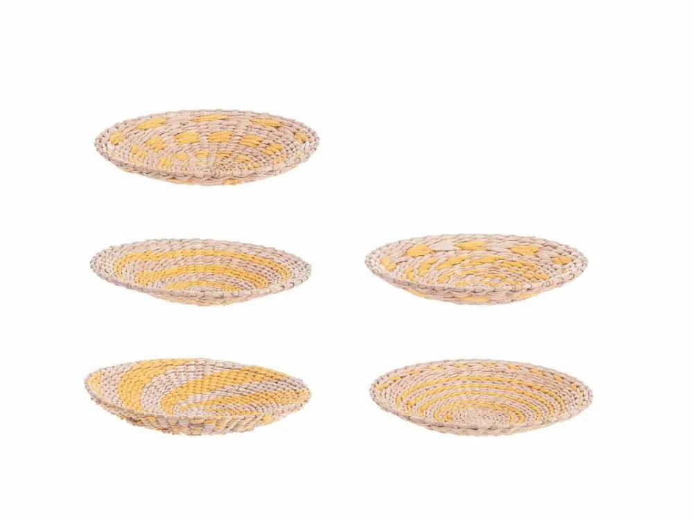Vassoio linea islas to colore giallo 5 assortimenti d.30cm