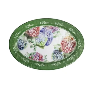Vassoio Ovale Flora melamina Brandani