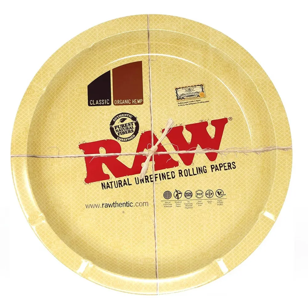 Vassoio rotondo metallo RAW da 31 cm