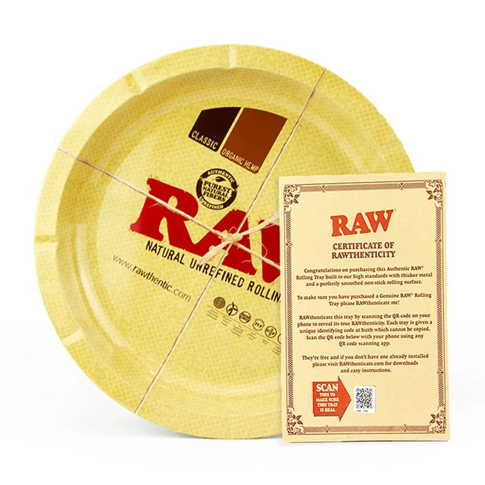 Vassoio rotondo metallo RAW da 31 cm