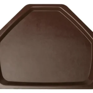 Vassoio Trapezio Gastronorm Cm.53x32,5 Marrone Noce