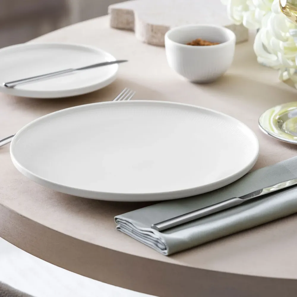 VILLEROY & BOCH Afina Piatto Piano 27cm Bianco Porcellana Premium