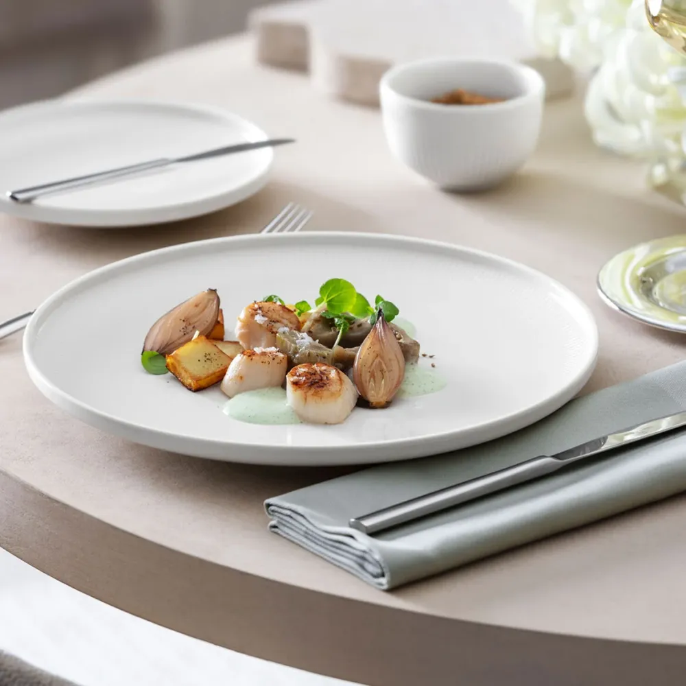 VILLEROY & BOCH Afina Piatto Piano 27cm Bianco Porcellana Premium