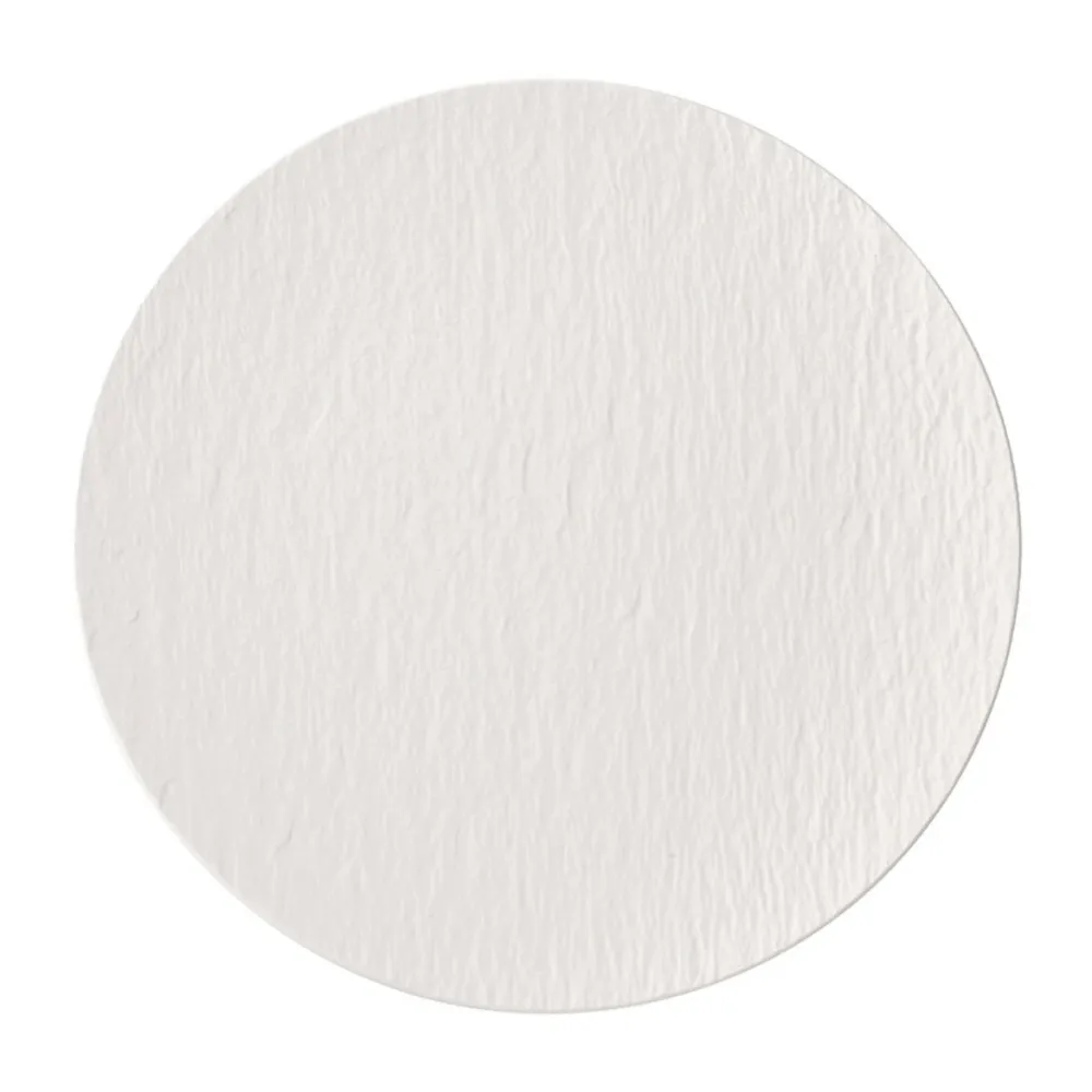 VILLEROY & BOCH Manufacture Rock Bianco Set 6 Pezzi Piatto Pizza 32cm Porcellana