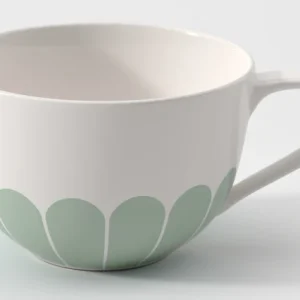 Villeroy & Boch Tazza da cappuccino – 300 ml, H 7,1 cm, porcellana, verde chiaro, lavabile lavastoviglie