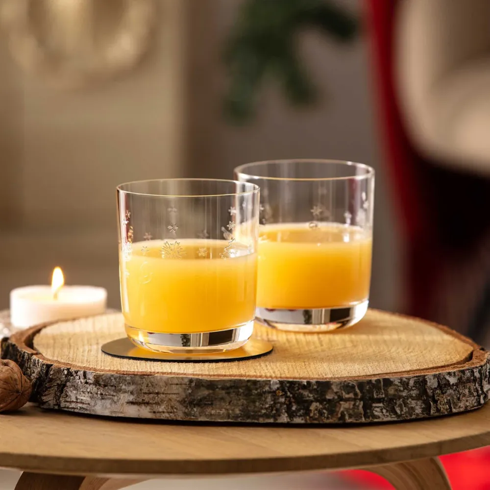 VILLEROY & BOCH Toy's Delight Bicchiere da Acqua Set 2 Pezzi 250ml Cristallo Tavola di Natale