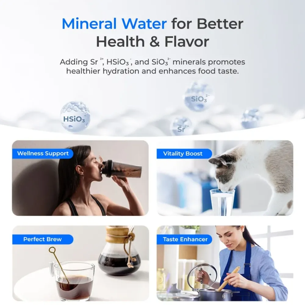 Waterdrop K19-HG Sistema di acqua RO mineralizzata calda istantanea