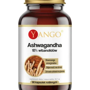YANGO Ashwagandha 10% Vitanolide (90 capsule).