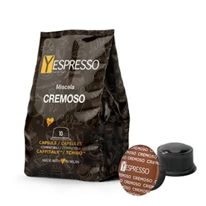 Yespresso Capsule Caffitaly Compatibili Cremoso - Confezione da 80 80 capsule