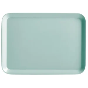Zeller Tray Plastic Melamine Aqua 43.5x32.5 cm