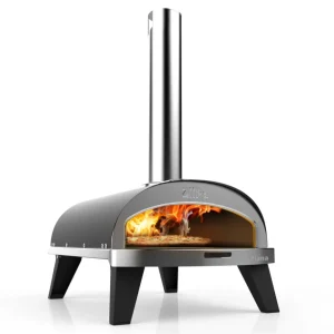 ZiiPa Forno pizza Piana pallet, Carbone