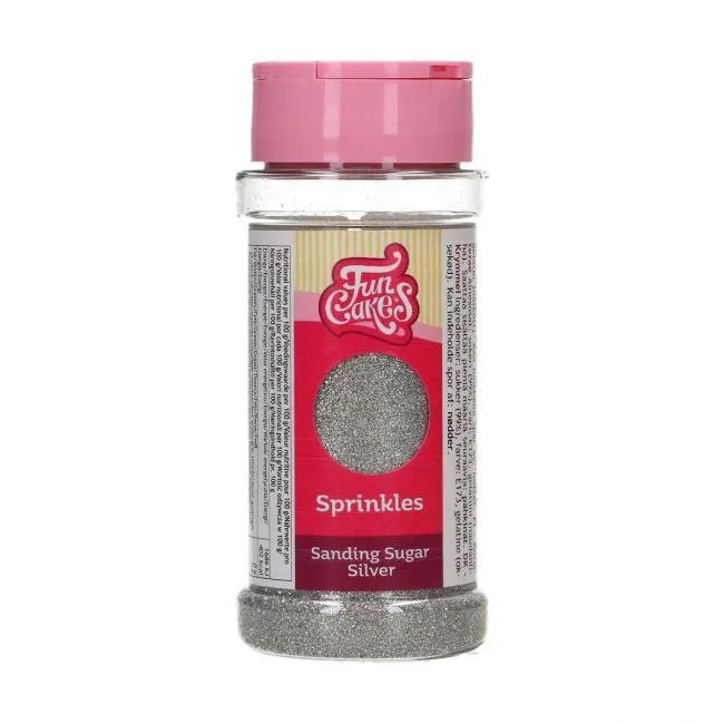 Zucchero Sabbioso Glitterato 80g - Argentato