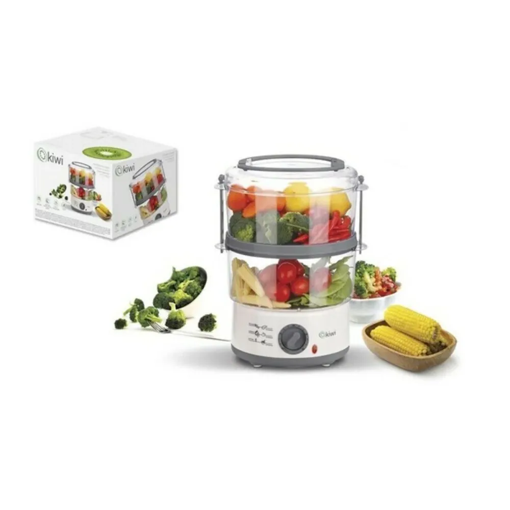 Cuocitore Vapore Elettrico Kiwi KFS-2903 5 L 500W Bianco