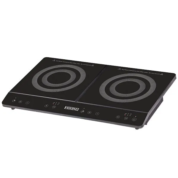Piano cottura induzione Vaiotec EASYLINE con 2 piastre Ø 255 mm 18 + 17 kW 11172
