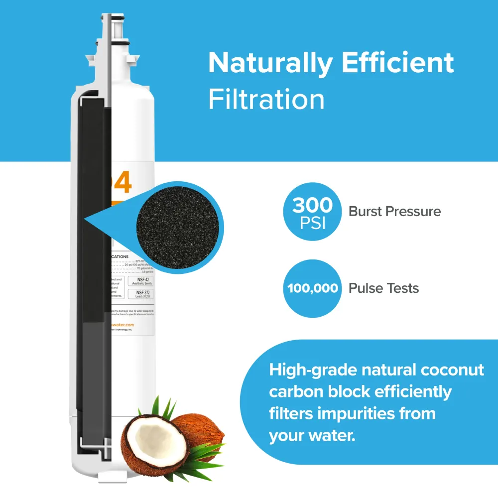 Refrigeratore Dispenser Brio 6019A Refrigerator Filter - GE RPWF, RWF1063, RWF3600A, WSG-4, DWF-36, R-3600, MPF15350