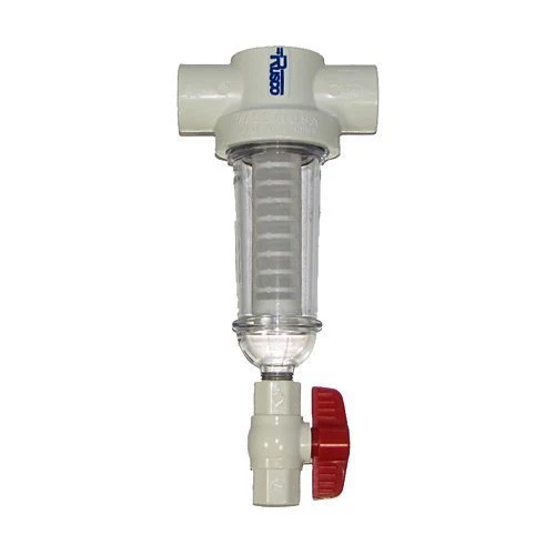 Rusco/Vu-Flow - NT100-100P - 1" 100 Maglia PVC Spin Down Sediment T-Style Water Filter | Eco-Friendly |