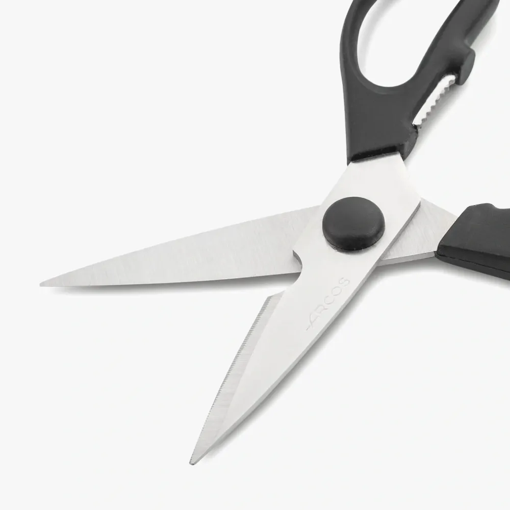 Forbici da Cucina Smontabili Nere Serie Prochef 195 mm Acciaio Cromato