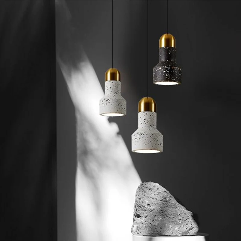 Ridotto faretto Terrazzo stile nordico 1 lampadina apparecchio di illuminazione sospensione per sala da pranzo