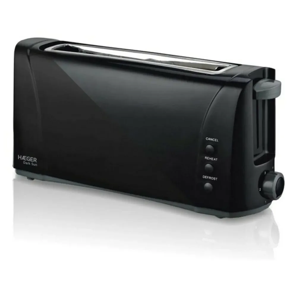 Tostapane Haeger TO-100.007A 1000 W Nero