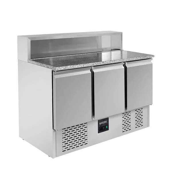 Vaiotec EASYLINE Saladette per pizza 700 / 3 volte - con 3 porte 1365x70x1075 cm 10022