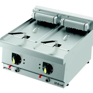 friggitrice elettrica gel-o-mat 180 Kw GO Cook 600 2 vasche 12 litri F6060E