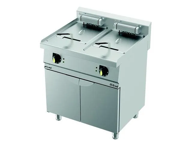 friggitrice elettrica gel-o-mat 180 kW GO Cook 700 2 vasche da 23 litri ciascuna FCS8070E