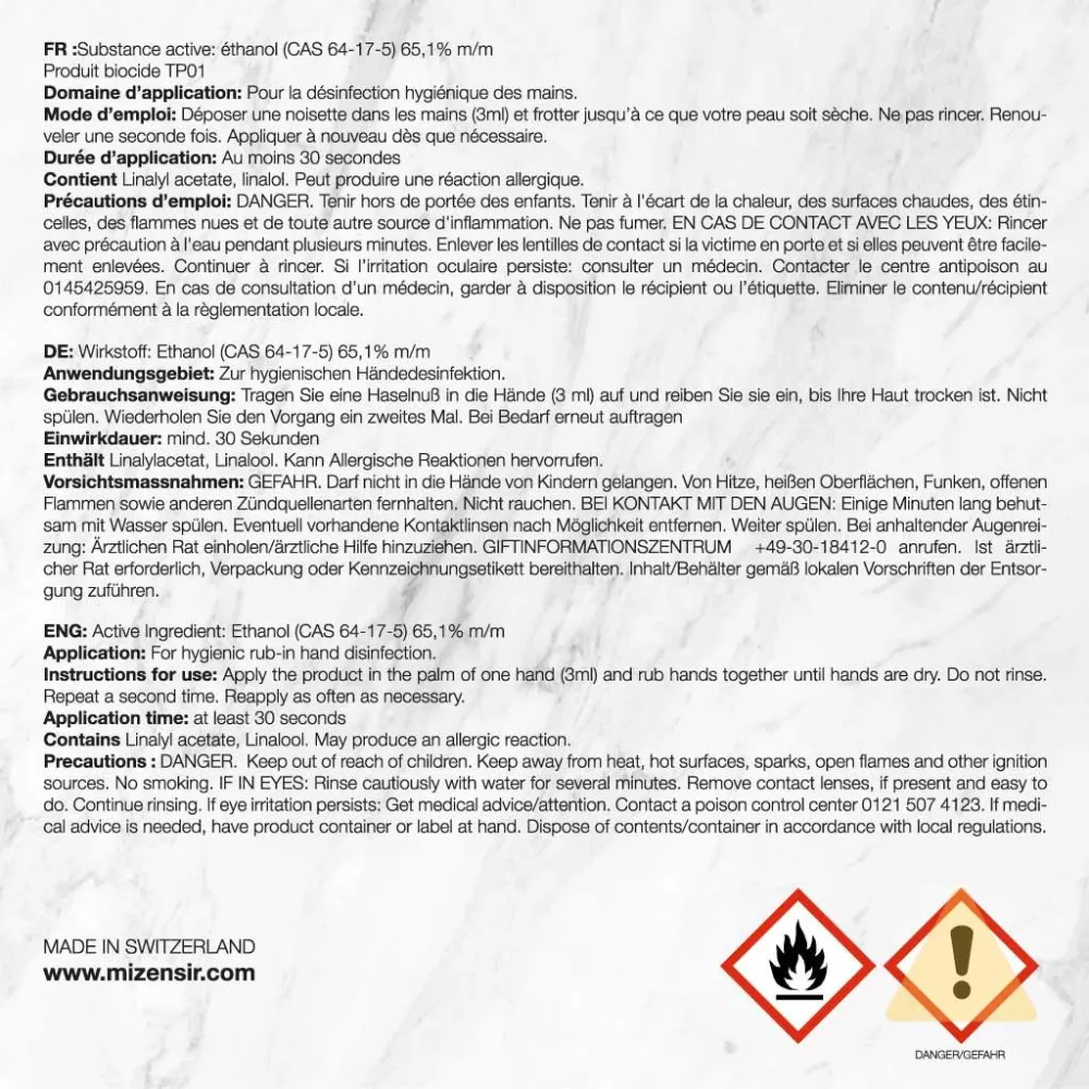 Bergamotto | Gel disinfettante tascabile
