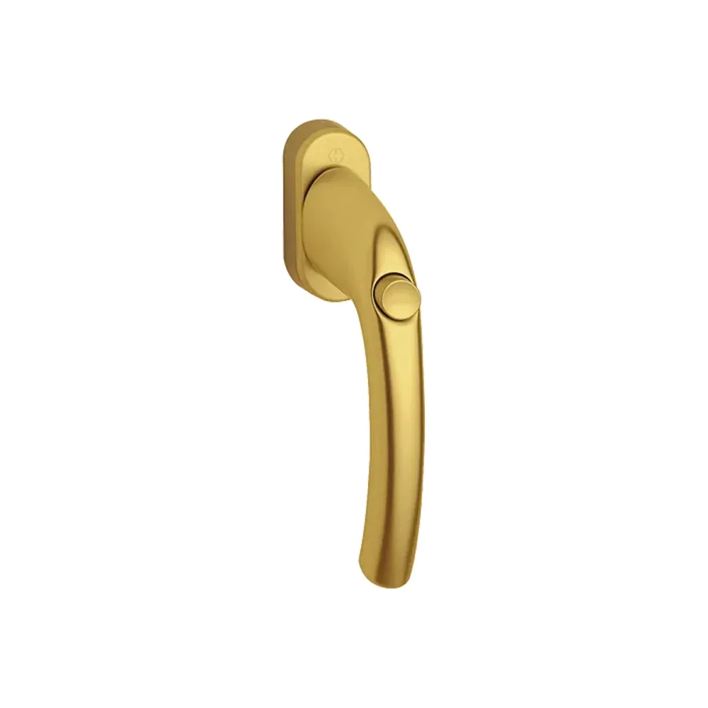 Martellina DK Hoppe Tokyo con rosetta ovale 29x66 mm oro con pulsante
