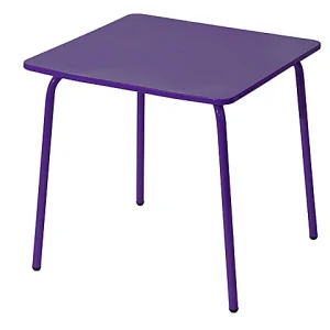 Tavolo metallo 48x48x46cm viola 5215260