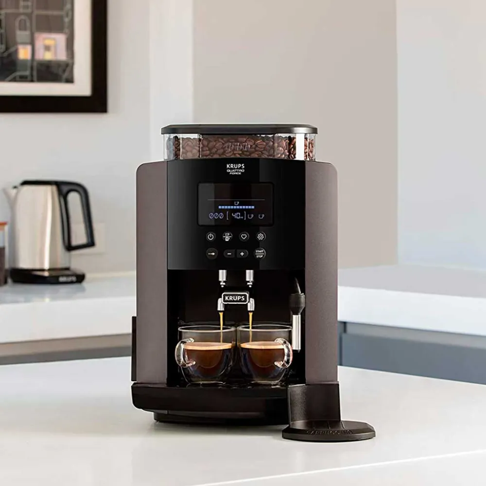 Macchina da caffè superautomatica Quattro Force Arabica di Krups