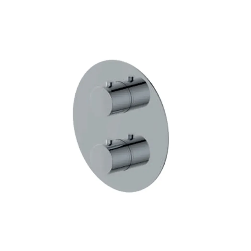 Accessori per Latte Miscelatore monocomando incasso termostatico con deviatore RubiFlux serie Zea - Cromo