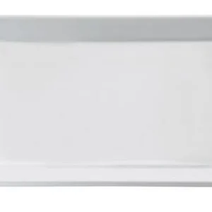 Vassoio APS GN 2/4 -PURE- 53 x 162 cm altezza: 3 cm melamina bianco 83433