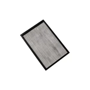 Vassoio legno bianco e nero Rettangolare Chehoma - 46cm