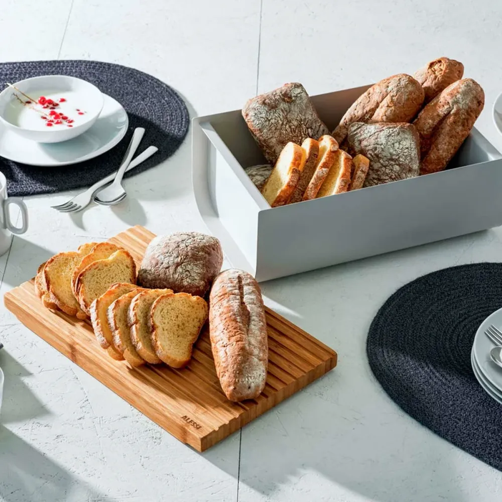 Panera acciaio inox e resina Mattina di Alessi con Guida all'Installazione