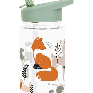 Borraccia con Cannuccia 450 ml - Amici della Foresta - Senza BPA! Little Lovely Company
