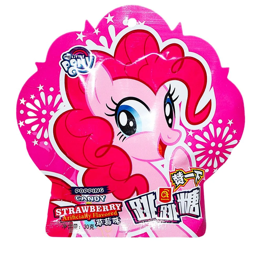 My Little Pony Popping Candy Strawberry, caramelle scoppiettanti al gusto fragola da 30g