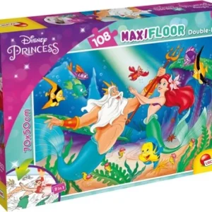 Puzzle df supermaxi 108 little mermaid lisciani