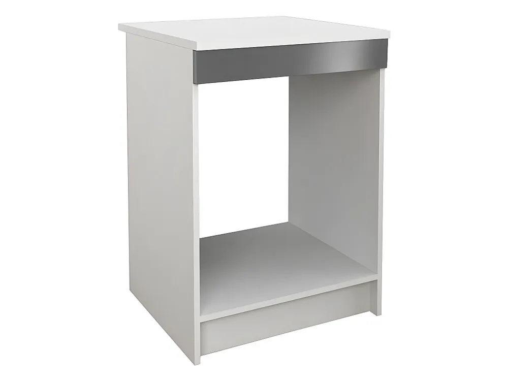 Acciaio Inossidabile Cucina completa ad angolo 11 elementi portaoggetti 416 cm Grigio e Bianco TRATTORIA