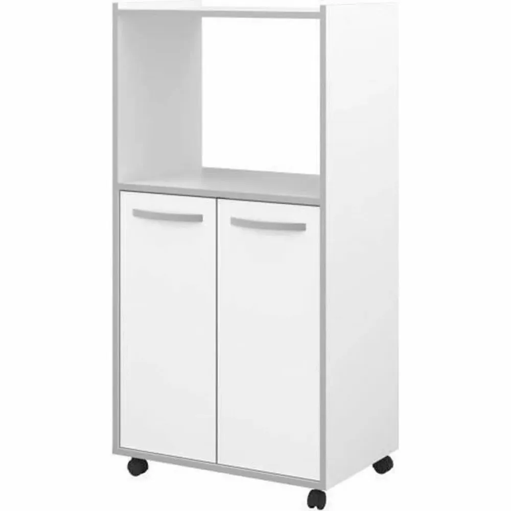 Mobile Ulteriore Grigio Melammina Cromato 60 x 43 x 118 cm