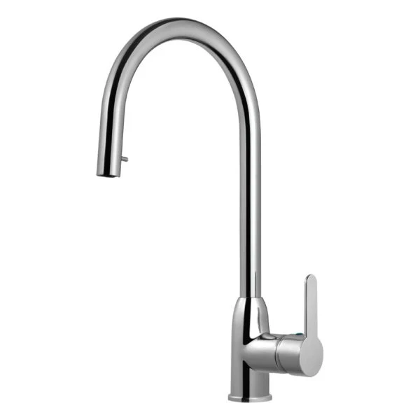 Hamat - APPD-2000 PC - Dual Function Hidden Pull Down Kitchen Faucet Polished Cromo lucido