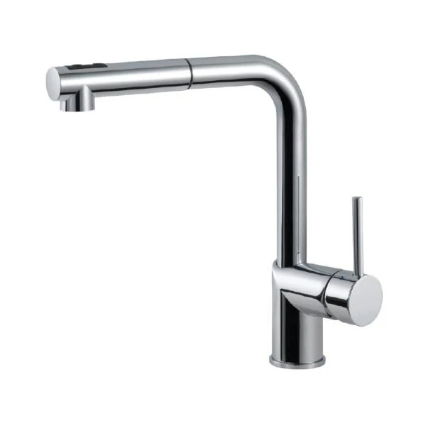 Hamat Gal - GAPO-2000-PC - Dual Function Pull Out Kitchen Faucet Polished Cromo