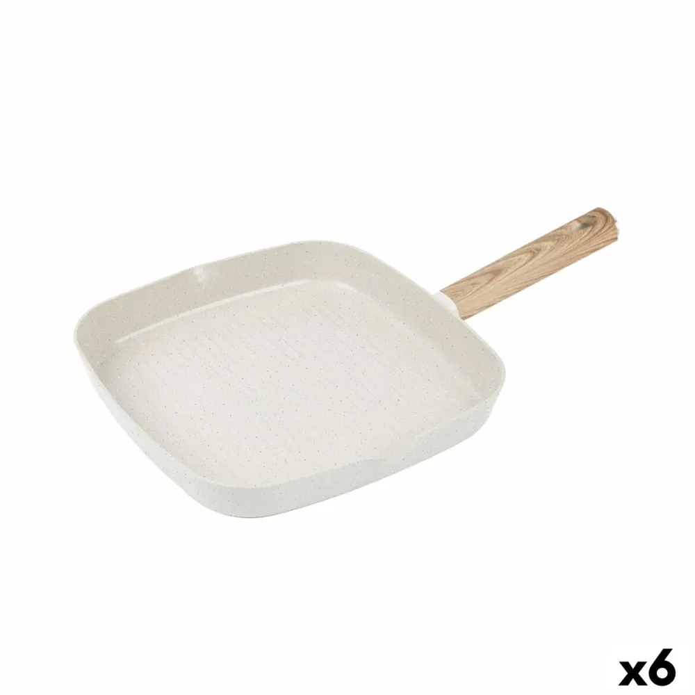 Padella griglia Quttin ECOOK Bianco (6 Unità)