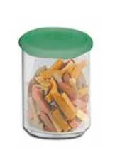 Barattolo plastica 1 kg modello soft col. verde Omra
