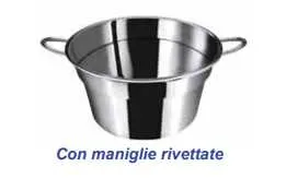 Caldaino cm 30 con maniglie rivettate Omra