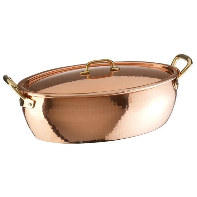 Casseruola Ovale C/Cop Cm 38X25X13 Cod. 15338-38