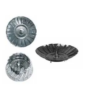 Cestello cuoci-verdure cm 18-28 inox Omra