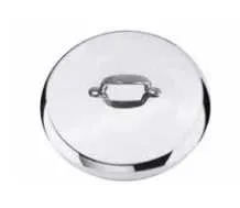 Coperchio bombato inox con ponticello “luxor” lucido cm 18 modello lady Omra