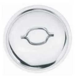 Coperchio con ponticello acciaio inox cm 34 modello daisy Omra
