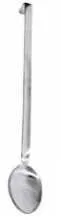 Cucchiaione 10x6,5 pieno manico lungo cm 38 Omra
